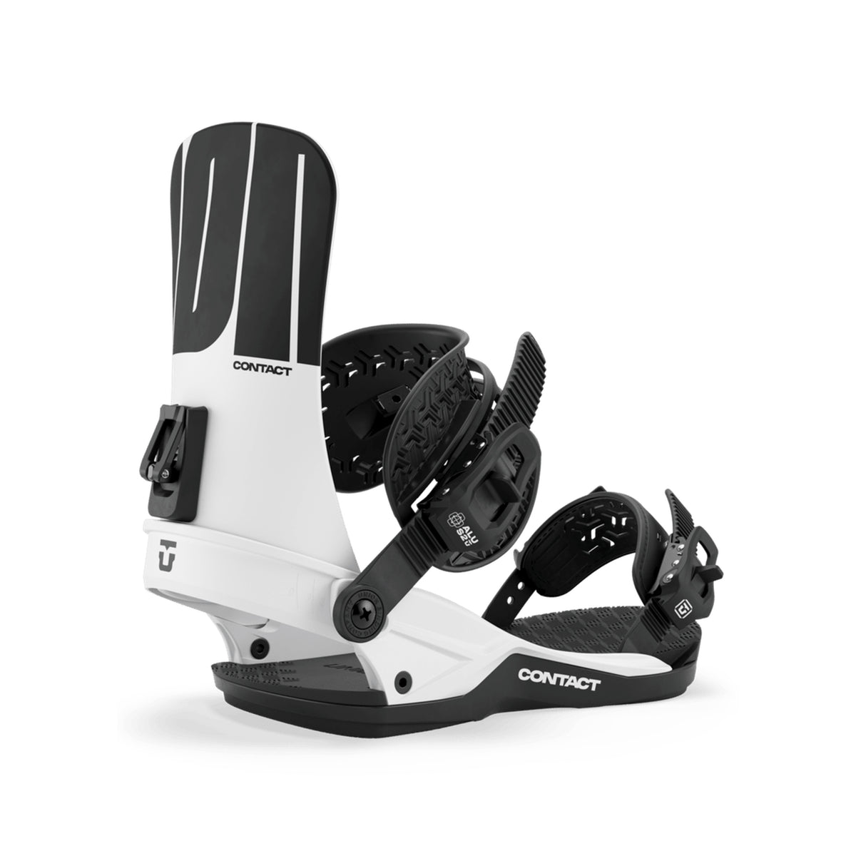 Union Contact 2026/27 snowboard binding in White, side view