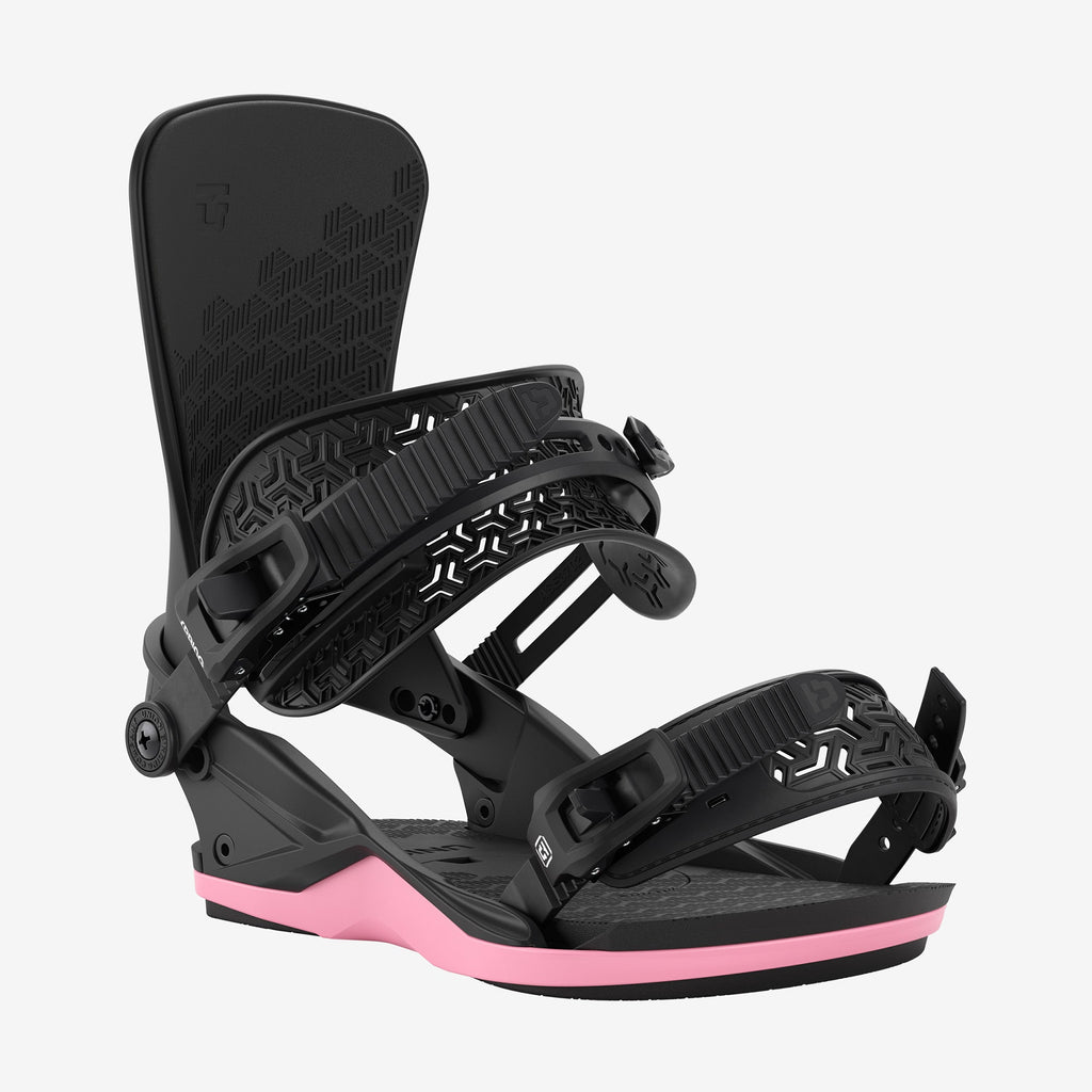 Union Contact spring break snowboard binding front view